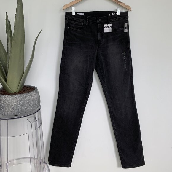 Gap Resolution Slim Straight Black Stonewash 31 Reg jeans - Picture 2 of 8